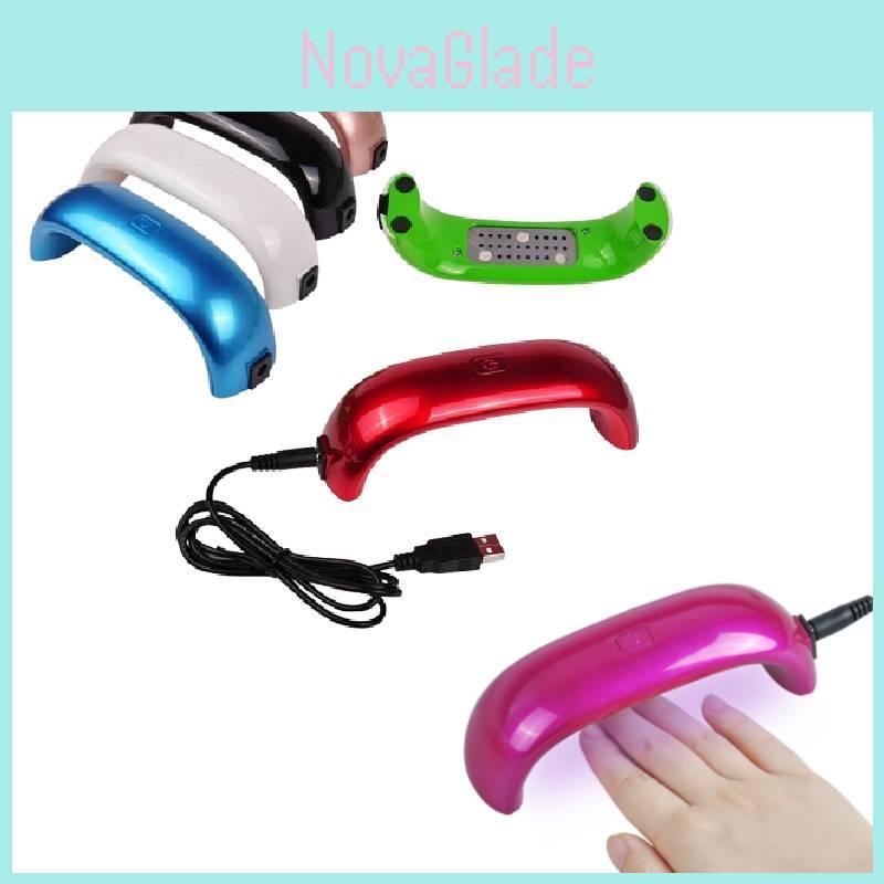 Usb Nail Lamp Mini 9w Uv Led Light For Fast Nail Polish Drying And Home Salon Use