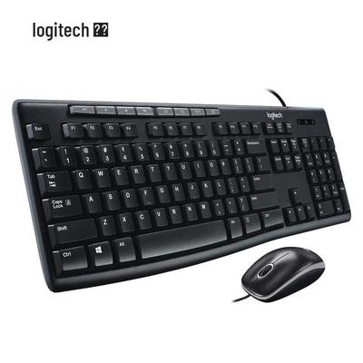 מקלדת ועכבר קוויים Logitech MK200 - קומבו