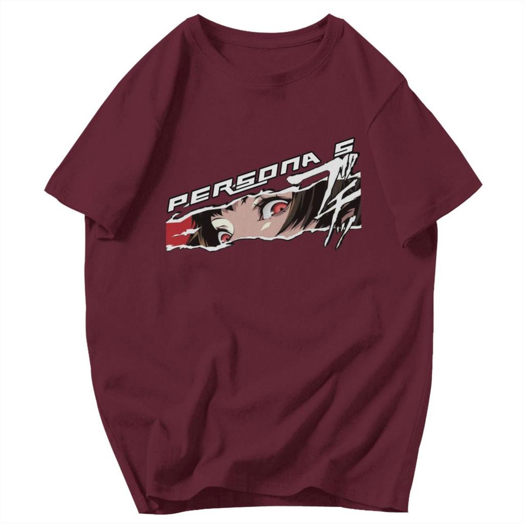 Men T Shirt Persona 5 Makoto Niijima Gifts Y2K Graphic Crewneck Unisex Clothing T Shirts