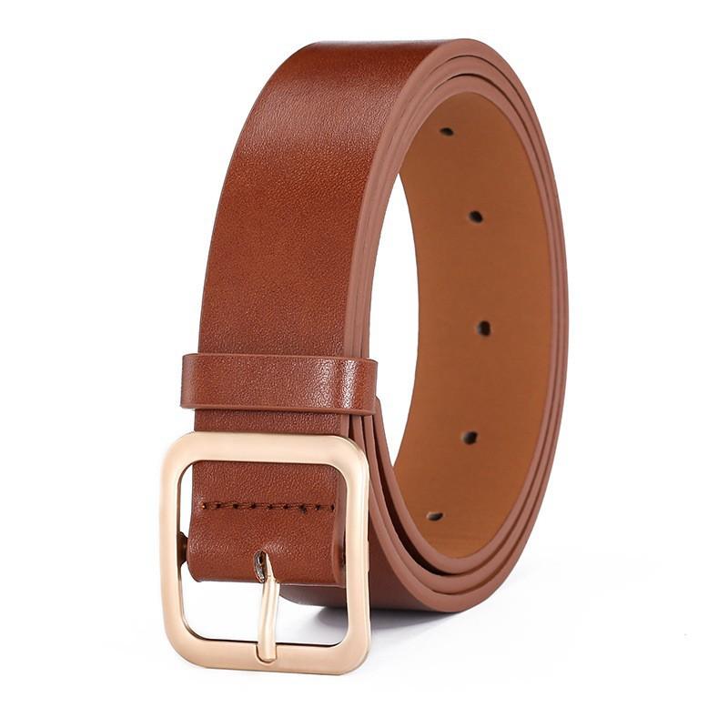 

Винтажный изящный черный женский ремень мужской декоративный джинсовый ремень практичный студенческий ремень тренд 105cm