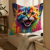 Painted Personalized Animal Art Pillow Case Printing Pillowcase Living Room Sofa Cushion Cover Bedroom Room Decor