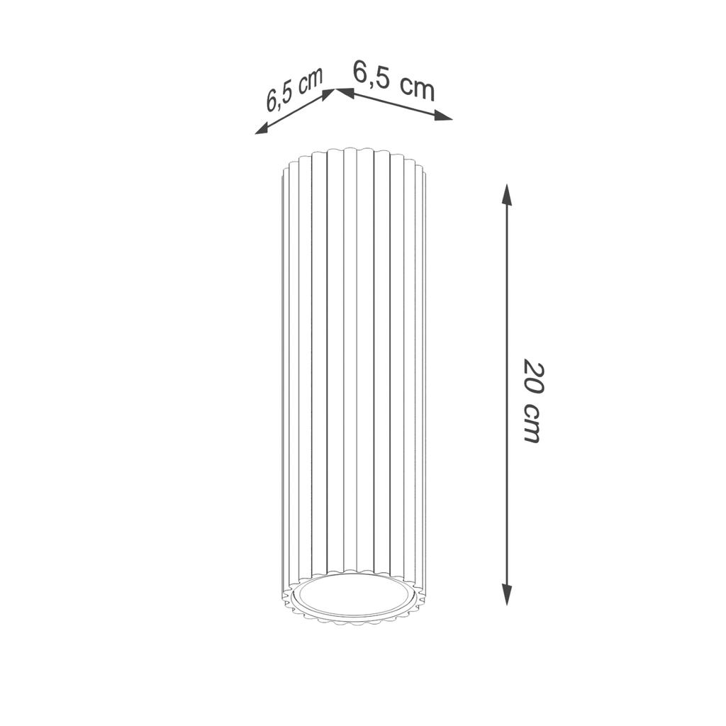 Downlight Amber 1 Gu10 Czarny Alu Lumilo 15.939.69