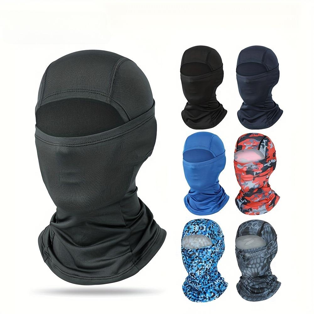 Four Season Camouflage Hat Full Face Mask, Breathable Sweat Absorbing Quick Dry Head Cover  Outdoor Cycling Riding Mask
