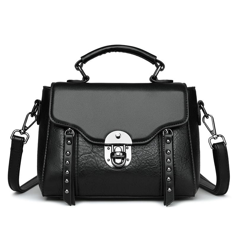 Damen-Handtasche mit großem Fassungsvermögen PU-Umhängetasche