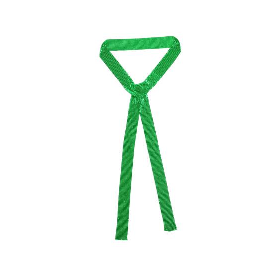 Metal Scarf Sparkling Sequin Thin Long Scarf Night Club Party Glittery Women Neck Wrap Neck Accessory