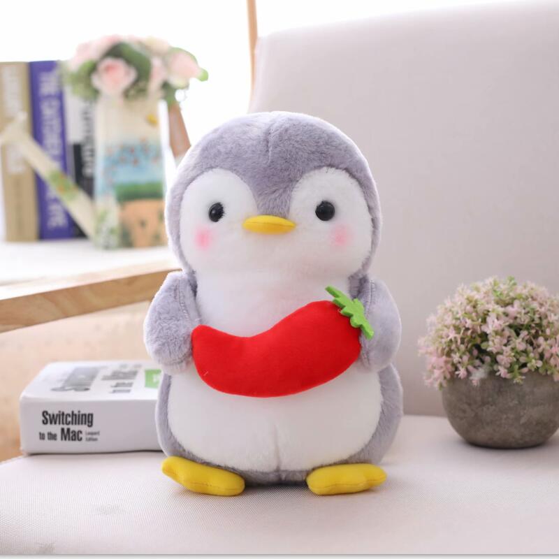 

Creative Cudding Fruit Penguin plush stuffed playthings Adorable Couple Penguin plush doll children Toy Home Decor Playthings designed for Children 25cm