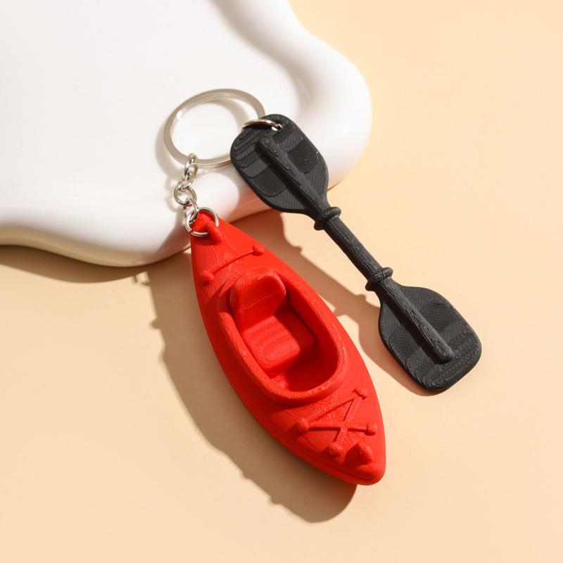 

New Creative Kayak Keychain Car Key Ring Backpack Pendant Sports Gift A1