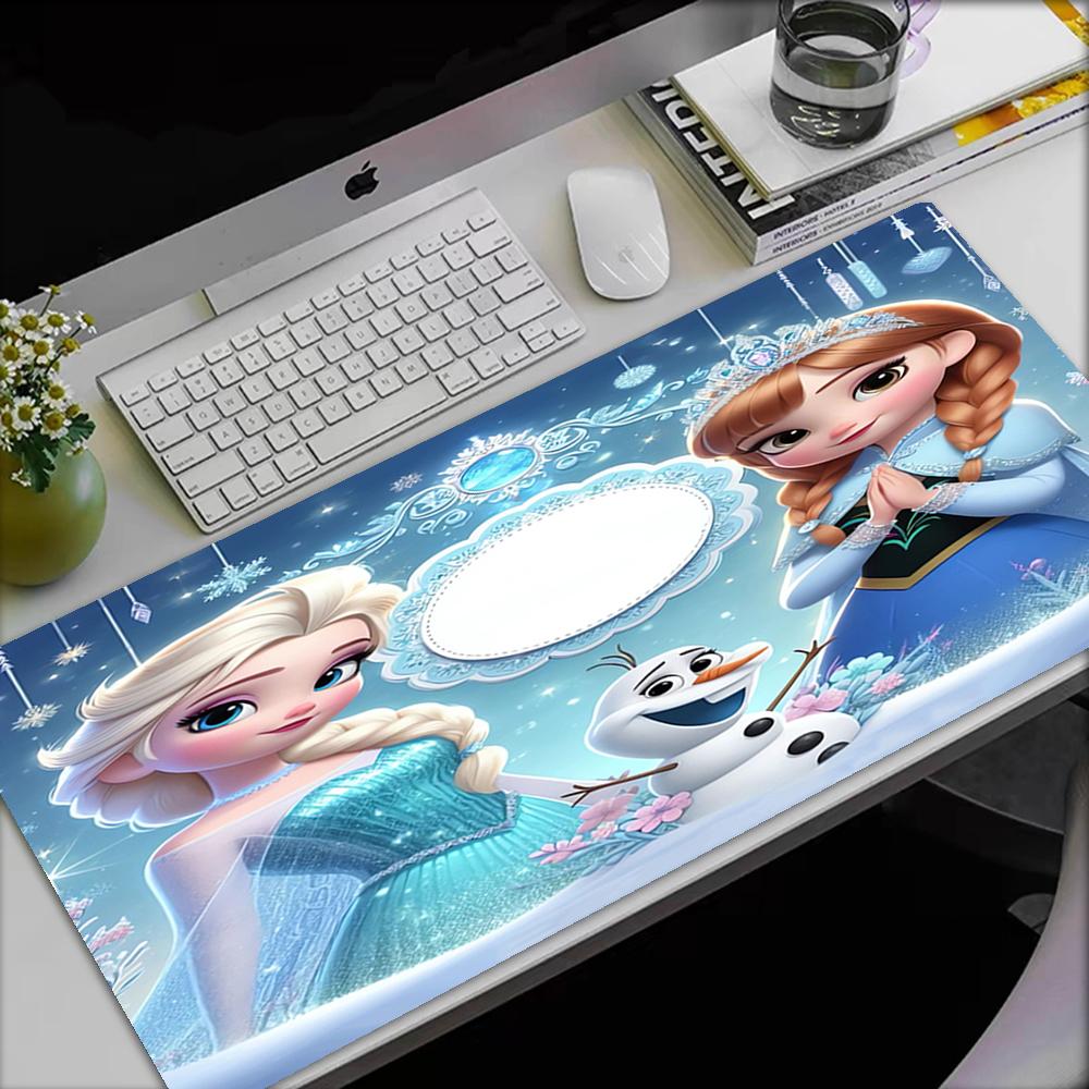 Elsa Theme Mouse Pad, Non Slip Rubber Base, Multifunctional Office & Home Decor, Perfect for Workspace Personalization.