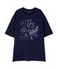 ASTRAL PROJECTION [Oversized] Earth With Earth 13-Count Cotton Round Neck Short Sleeve T-Shirt_Navy