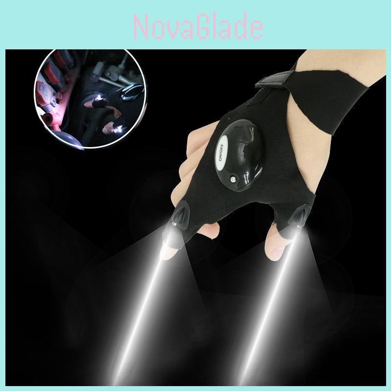High-quality Nylon Night Fishing Gloves With Waterproof And Slip-resistant Features