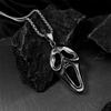 Collana Ciondolo Scheletro Urlante Donna Uomo Vintage Hip Hop Punk Faccia di Teschio Catena in Acciaio Inossidabile Gioielli Moda Streetwear