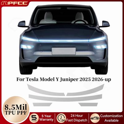 Headlight Rearview Film For Tesla Model Y Juniper 2025 2026 Pre-cut PPF Door Handles TPU Protection Film Clear Bra Anti-scratch