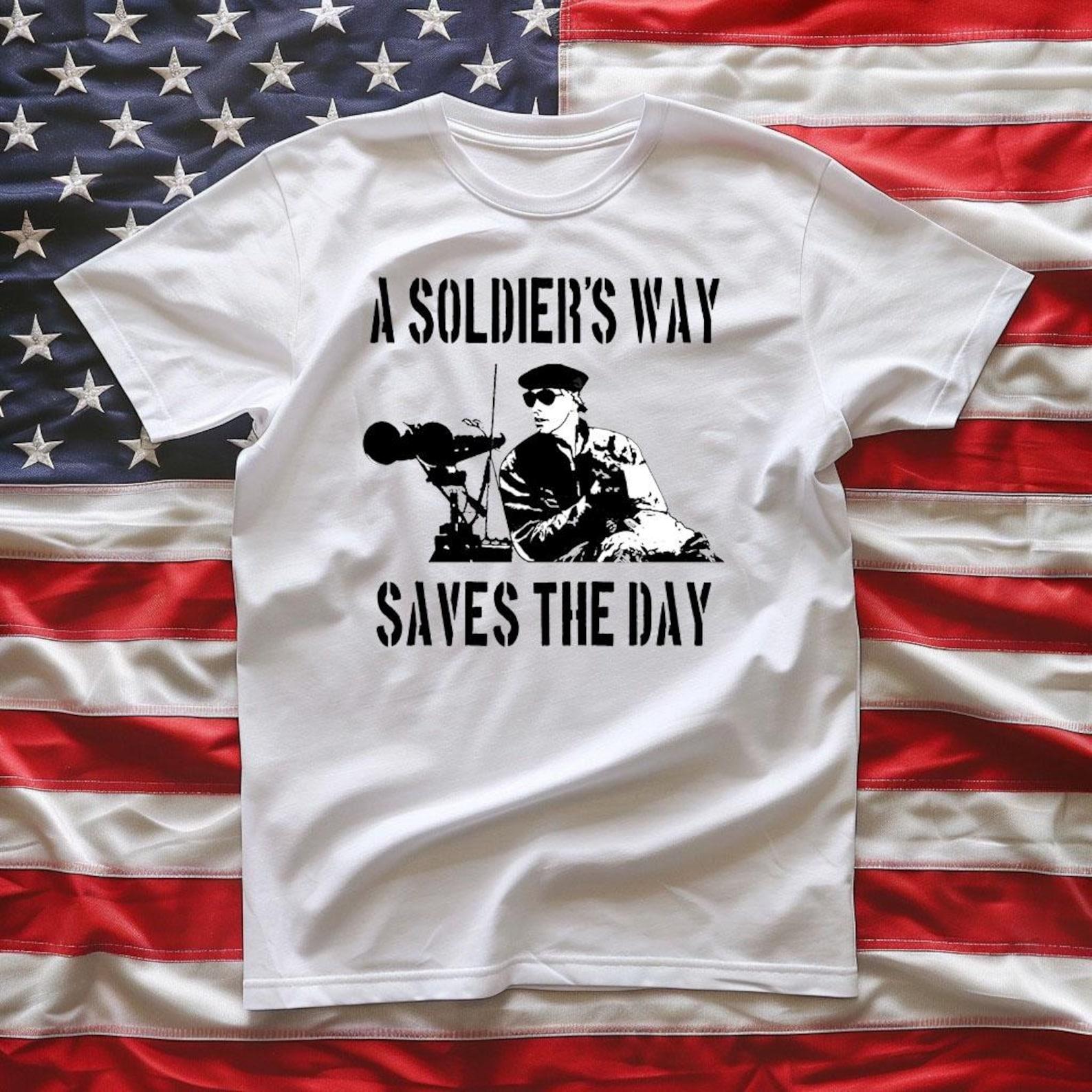 A Soldier s Way Saves The Day - Unisex T-Shirt L