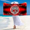 Liverpool Football Club Print Beach Towel, Large Soft Quick Dry Towel for Beach Camping Swimming