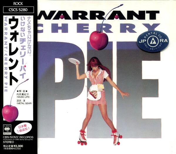 

CD WARRANT Cherry Pie CSCS5280 CBSSony 2020 Japan Rock Used