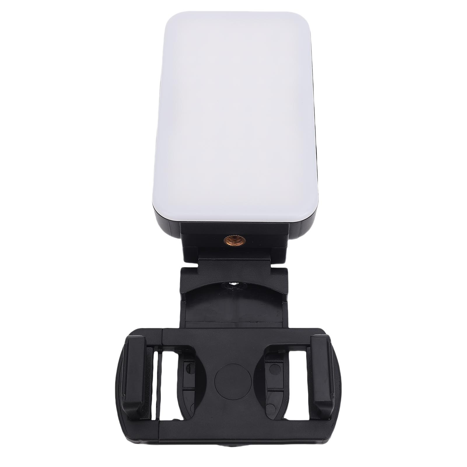 

RGB LED Video Light for Phone with Back Clip Rotating 5 Color Temperature 2000mAh Battery Portable Full Color Selfie