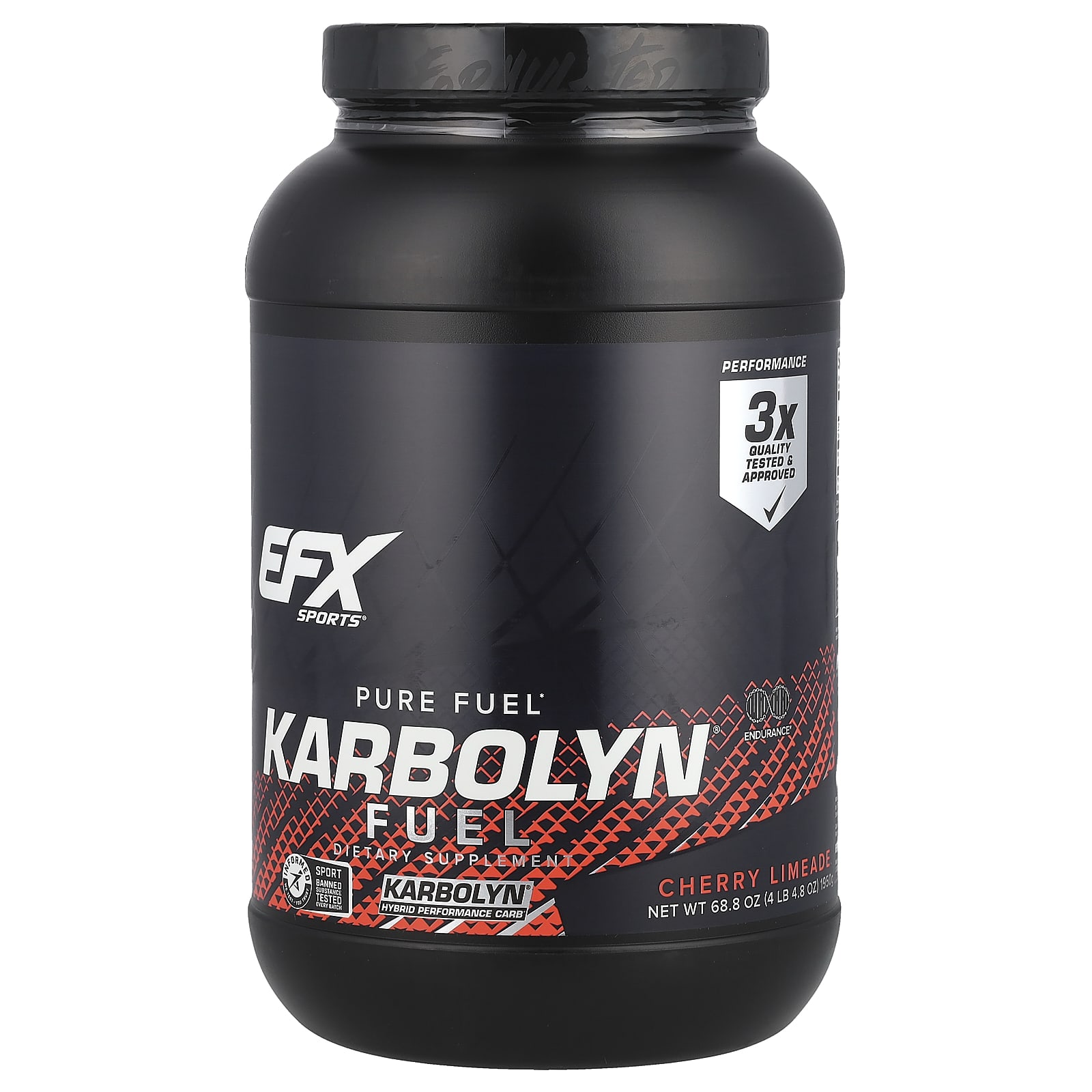 

EFX Sports, Carboline Fuel, Cherry Limeade, 4 lb 4.8 oz (1,950 g)