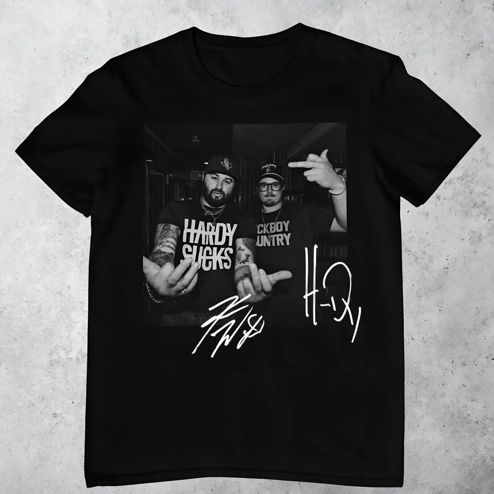 New Rare Hardy And Koe Wetzel Shirt New Rare Men S5XL TShirt Gift Fans Music Unisex T-Shirt L
