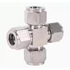 Elbow Tee Cross 1/8" 1/4" 3/8" 1/2" 3/4" 1" 3 4 5 6 8 10 -30mm OD Double Ferrule Compression Union Connector 304 Stainless Steel