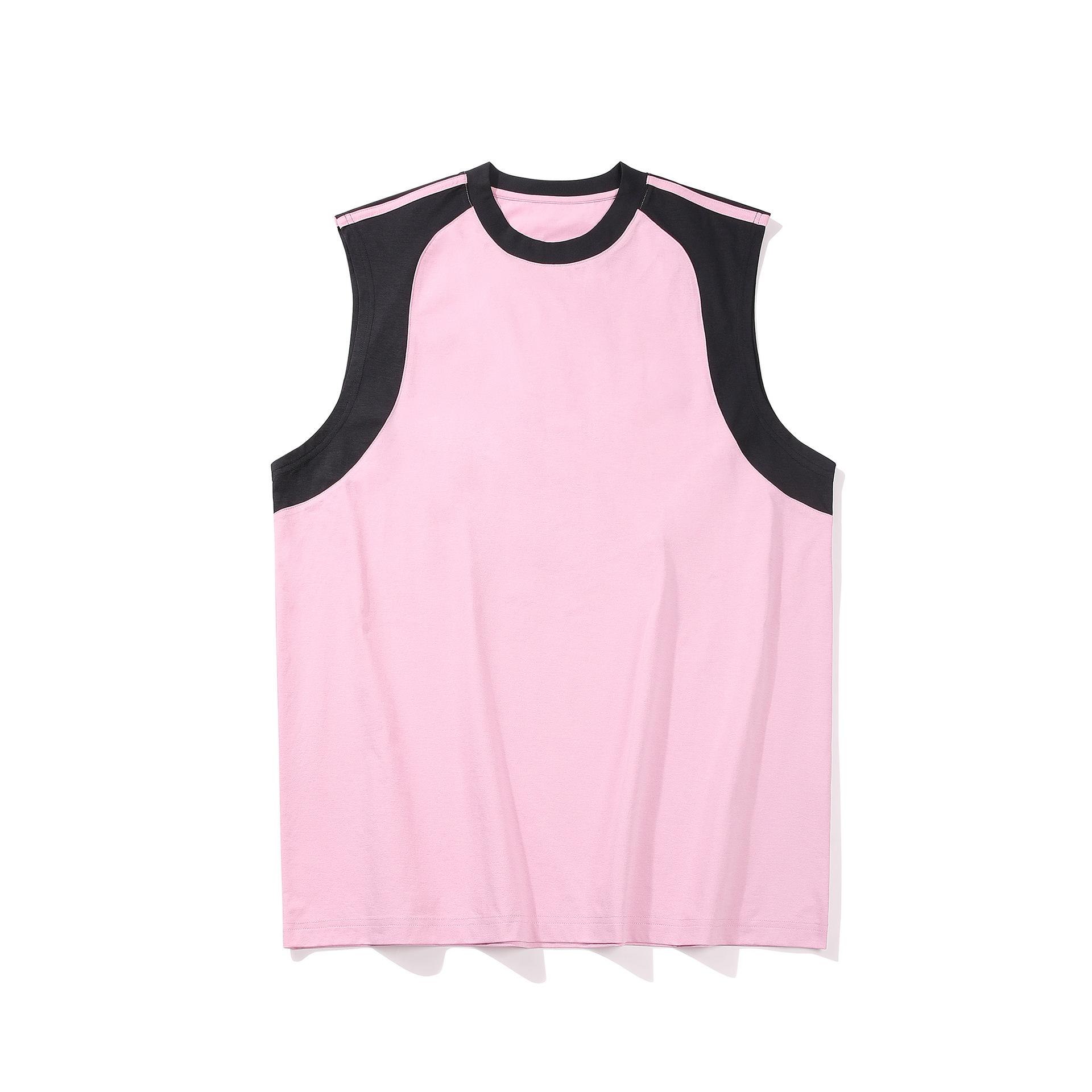 Men s Sleeveless Round-Neck T-Shirt Men s Casual Loose-Fit Tank Top Men s Top M
