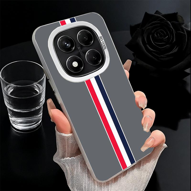 Luxury Sports Line Cool Stripe Soft Phone Case for Xiaomi Redmi Note 13 14 15 Pro Plus 12S 12 11S 11 11T 10S 10 Shockproof Cover