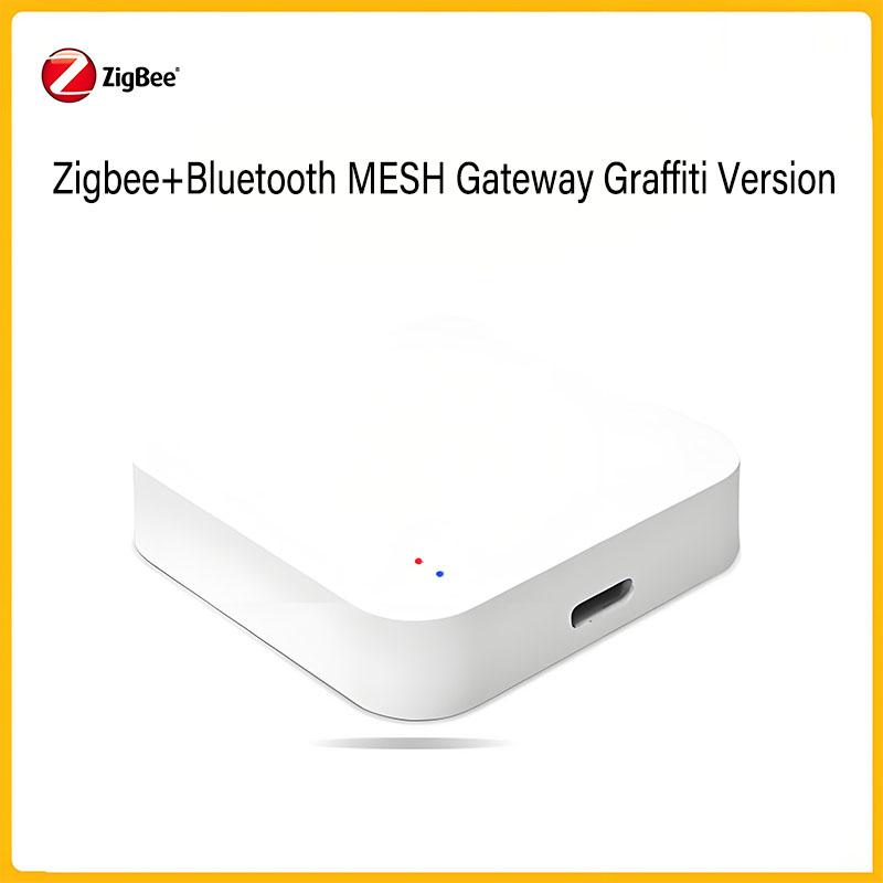 

Tuya Multi Mode ZigBee Bluetooth Gateway Hub Беспроводная интеллектуальная бытовая техника Пульт дистанционного управления Мост Поддержка Alexa Google Home 5V
