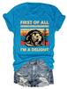 Unisex Summer Delight Round Neck T-Shirt