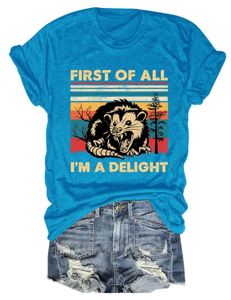 Unisex Summer Delight Round Neck T-Shirt
