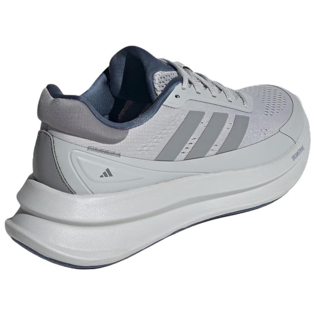Adidas Tênis de Corrida Casual de Cano Baixo Resistente à Abrasão Masculino Cinza JQ9342