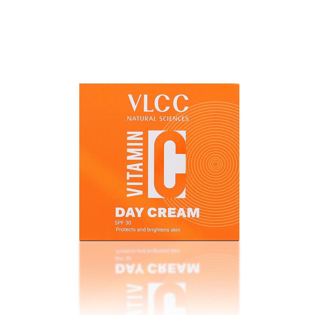 VLCC Vitamin C Day Cream SPF 30 50 g For Daily Hydration And Sun Protection With Lightweight Radiance Formula Care