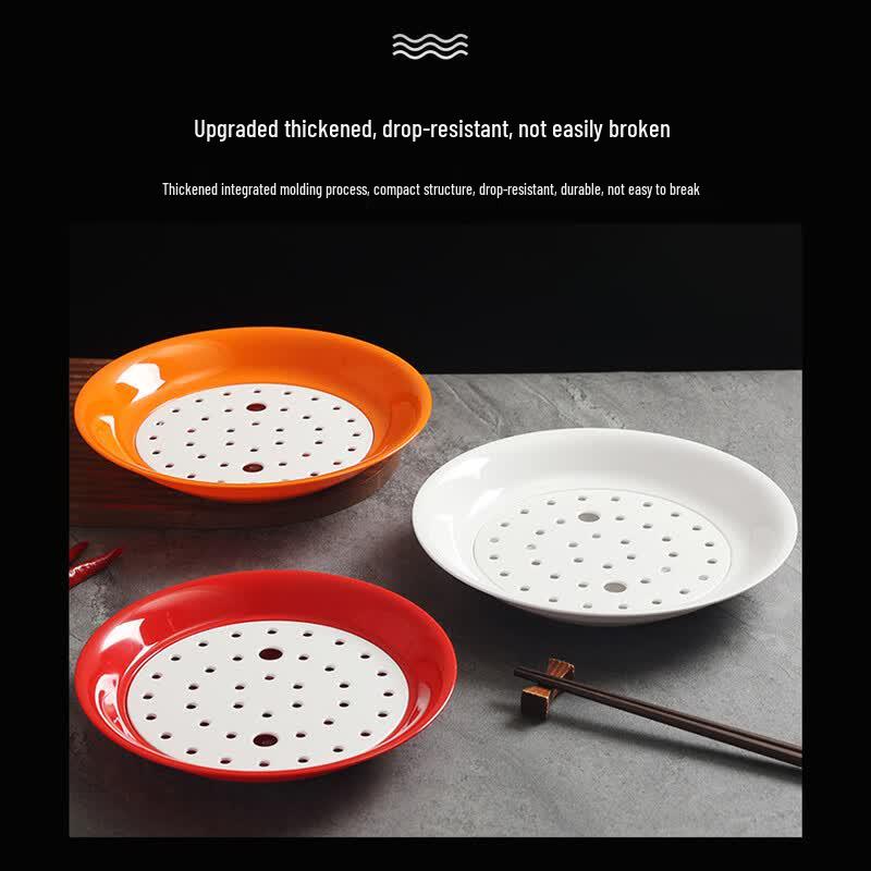 Yilan A5 Double-Layer Ceramic Dumpling Plate