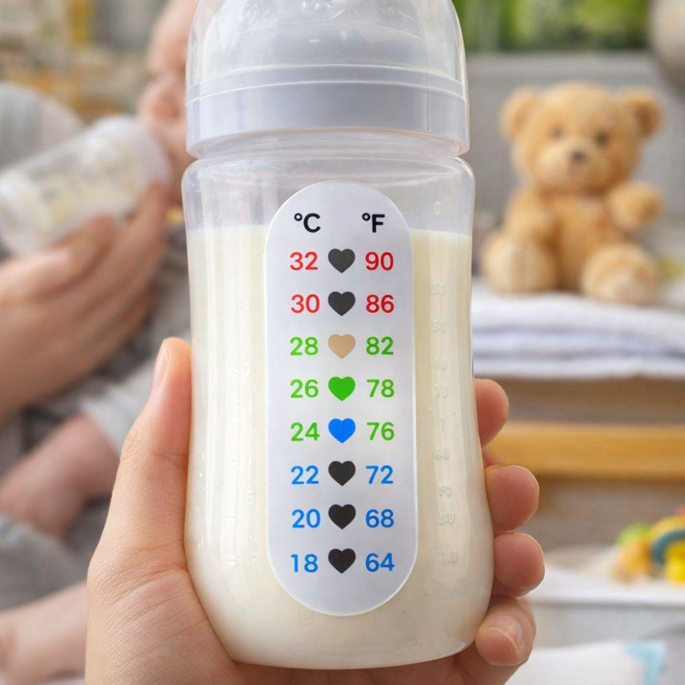 Instant-Read Fermentation Jar Thermometer Patch Heart Change Color Thermometer  Coffee Cup