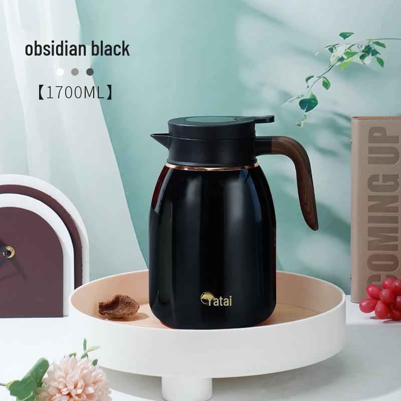 

Yatai 9031 Stainless Steel Stewing Teapot with Tea-Water Separation and Heat Retention Handle 1700ml