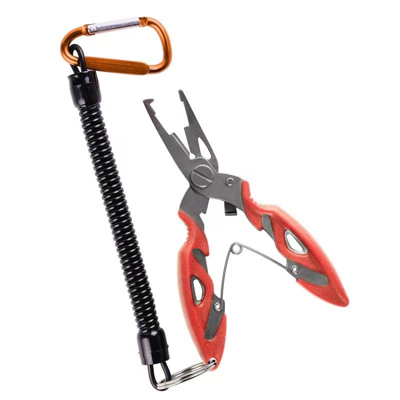 Portable Multifunction Fishing Tools Accessories for Goods Winter Tackle Pliers Vise Knitting Flies Scissors Braid Set Fish Tongs