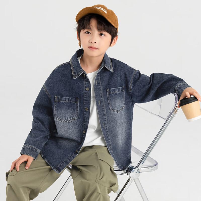 Boys Soft Washed Denim Jacket 120