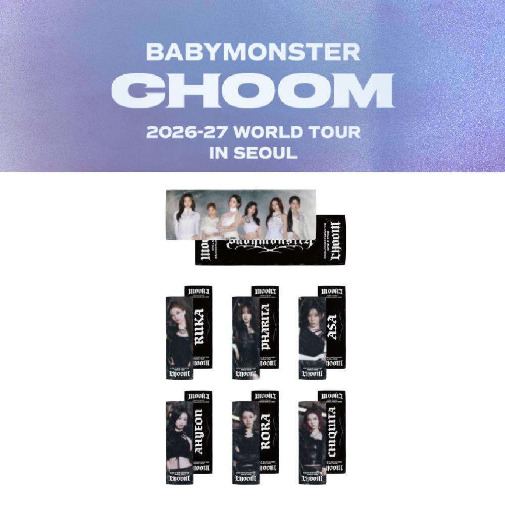 2026~27 BABYMONSTER World Tour CHOOM in SEOUL Tour Slogan Towel RUKA