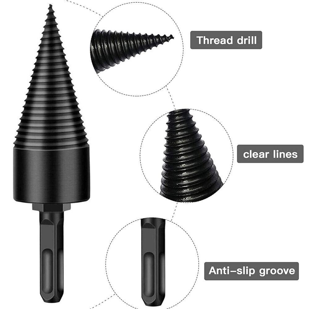 for Farm Woodworking Tool Firewood Drill Bit Wood Splitter Drill Firewood Log Splitter Drill Bit