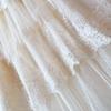 Spring and Autumn Women's Skirt Lace Splicing Polka Dot Super Fairy Saree Cake Half-body Skirt