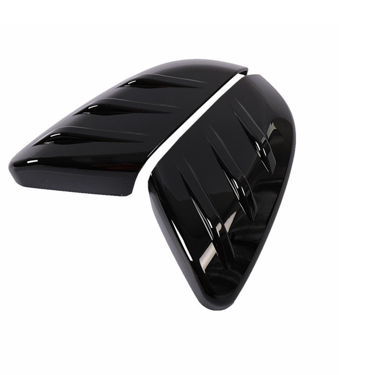 

Ruili183 для Honda Civic седан купе хэтчбек 2016-углеродное волокно глянцевая черная крышка зеркала заднего вида с боковым крылом чёрный