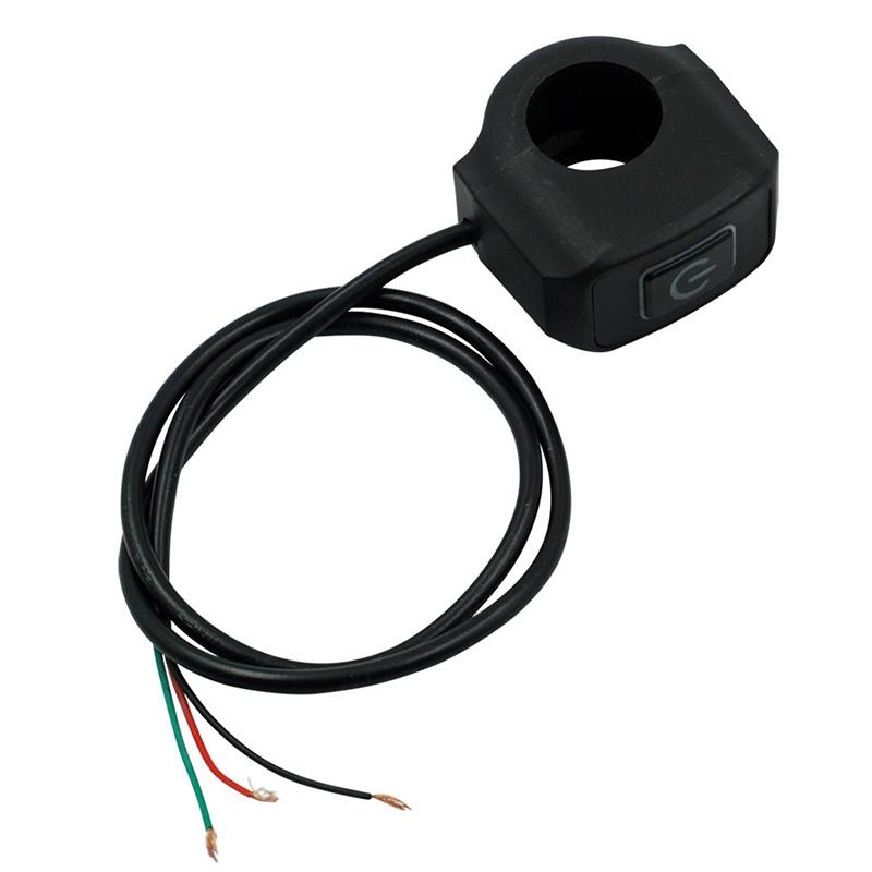 12V Button Connector Switch Universal Motorcycle Handlebar Switch Button For Electric Star Pressure Waterproof Control Switch