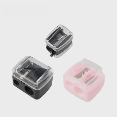 Romei Cosmetic Pencil Eyebrow Sharpener with Single & Double Holes and Cleaning Stick.