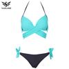 Costume da bagno da donna Push Up Costume da bagno Fascia incrociata Bikini a fascia Set Costume da bagno