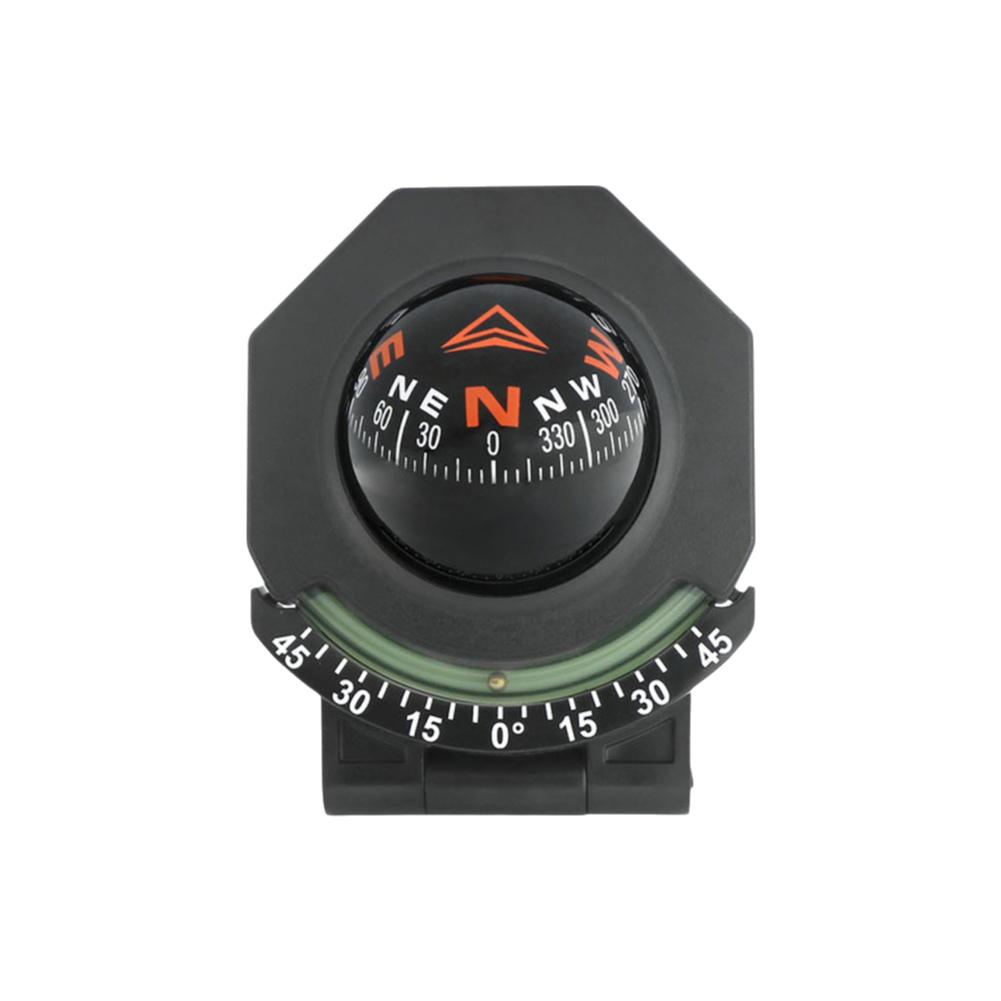 Car Dashboard Compass WithSlope Meter 2-In-1 Foldable High Precision Navigation Car Mount Compass Ball Compass For Vehicle Boat