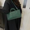 Trendy Women's Pu Tote Bag With Sleek Lines Available In Multiple Colors For Everyday Use