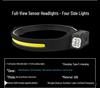 Rechargeable Silicone Adjustable COB Headlamp for Running, Cycling, and Camping