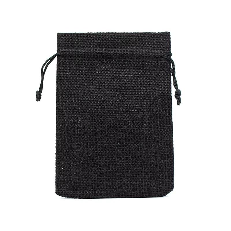 10Pcs/Lot Drawstring Natural Burlap Bag Jute Gift Bags Multi Size Jewelry Packaging Wedding Bags with Candy Bag Wholesales