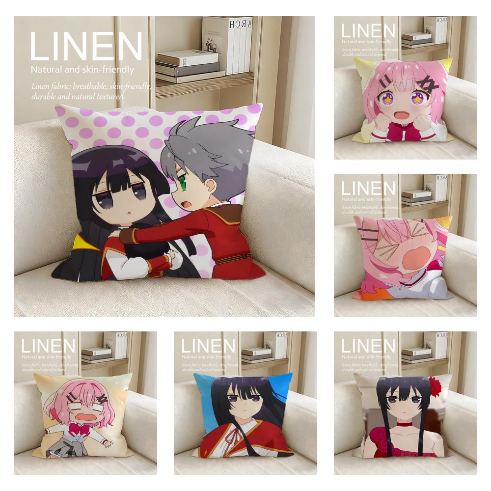 Fantasy Villainess Level Cushion Cover Pillowcase Set Pcs x x Breathable Washable Sofa Cushion Cover