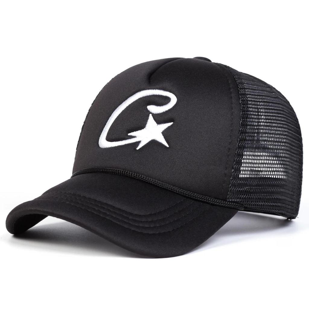 Unisex C Letter Pentagram Embroidery Baseball Net Caps Spring And Summer Outdoor Adjustable Casual Hats Sunscreen Hat Sports Cap