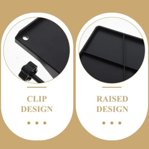 Toyvian Microphone Stand Tray, Sound Card Tray, Music Stand, Accessory Holder, Height Adjustable, for Video and Selfie Shooting