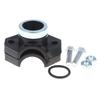 Water Pipe Splitter Clamp Easy Install 1/2'' Female Thread Connector for Agricultural Irrigation Pipe Fitting